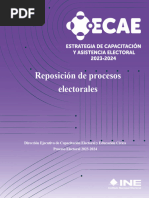 Reposición de Procesos Electorales 2024