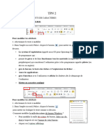 Chapitre 1 MODIFIER LES ATTRIBUTS DE CARACTERES