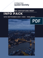 Freshers' Pre-Departure Meet Info Pack 2122