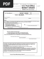 Passbook Money Order PG 1