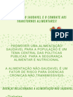 Alimentação Saudavel e o Combate Aos Transtornos Alimentares