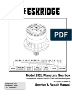 252L Spindle Gear Drive Service Manual