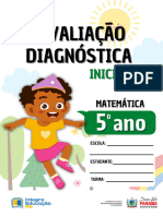 5º Ano - Avaliação Diagnóstica Inicial - Matemática - Caderno Do Professor