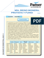 BIO - Sem9 - Taxonomía, Reino Monera, Protista y Fungi