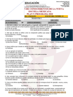 2º Grado Examen T1 - Alumno