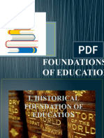 Foundations of Education