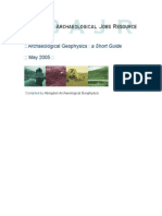 Archaeological Geophysics: A Short Guide:: May 2005::: Compiled by