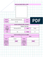 Ficha de Identificación de Alumnos USAER