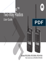 RDX Series Two-Way Radios User Guide Rdu2080d-Rdv2080d-Rdu4160d