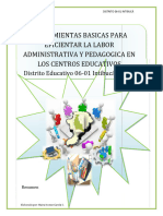 Resumen Herramientas Administrativas y Pedagogicas