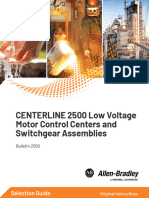 CENTERLINE 2500 Low Voltage Motor Control Centers and Switchgear Assemblies