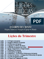 Lição 5 - A Missão Da Igreja de Cristo