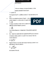 Moving Charge and Magnetism