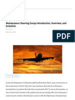 Maintenance Steering Group Introduction, Overview, and Evolution - Aviation Pros