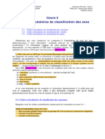 Cours 05 - Critères Articulatoires de Classification Des Sons