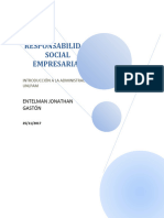 Introd Administracion - Responsabilidad Social Empresarial