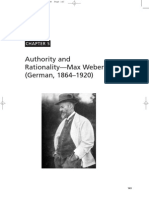 6109 Allen Chapter 5 (1) Authority and Rationality Max Weber