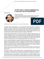 A Nova Decisão Do STF Sobre A Imprescritibilidade Do Ressarcimento Ao Erário Por Ato de Improbidade Emerson Gabardo