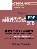 Treino Intermediário A B C - Pesos Livres para Mulheres