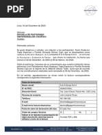 Carta de Auspicio - G&G Group