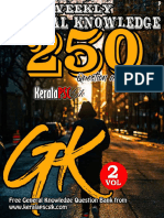 250 GK Questions Second Edition