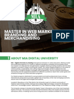 Master in Web Marketing, Branding and Merchandising