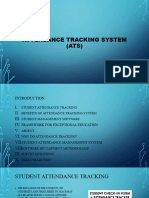 ATTENDANCE TRACKING SYSTEM (Ats)