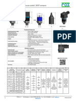 F4 Standard Catalogue Pressostato Fox