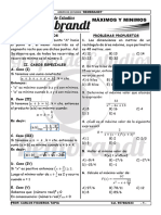 Practica de Maximos y Minimos