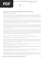 Paraguay Dicta Su Ley de Procedimientos Administrativos