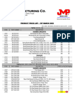 Price List - 1st March 2023 JMP