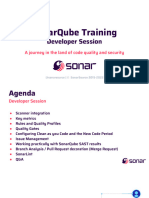 SonarQube Training - Developer Session