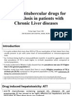 Antitubercular Drugs in Chronic Liver Disease