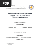 Building Distributed System To Handle Data in Internet of Things