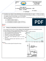 Corrigé D'examen de Rattrapage de Chimie Expérimentale 2020-2021