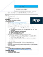 14 TASK SHEET - Setting Up MOODLE Badge (Revised)