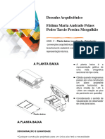 AULA 07 DESENHO ARQUITETONICO Planta Baixa