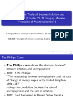 The Short-Run Trade-Off Between Inflation and Unemployment (Chapter 22, N. Gregory Mankiw, "Principles of Macroeconomics")