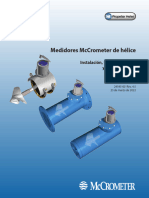 Medidores Mccrometer de Hélice: Instalación, Funcionamiento, Y Mantenimiento