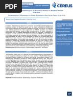 BOURDETTE, M.D.S SANO, E.E - Características Epidemiológicas Da Brucelose Humana No Brasil No Período 2014 2018