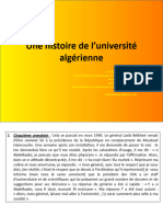 1 - Petite Histoire de L'université Algérienne - Abdellaoui