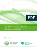 Impacts of Environmental Regulations