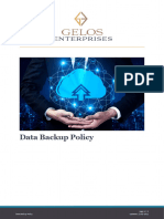 GE - Data Backup Policy