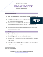 Surah Muafiqun Worksheet