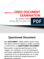 Questioned Document