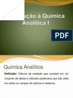 Aula 1 - Introdução À Química Analítica - Prof. Castelo Vilanculo