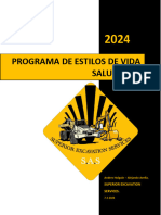 SST Pro GST 002 Programa de Estilos de Vida Saludables