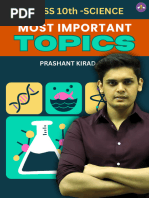 Class 10th Most Important Topics (Prashant Kirad)