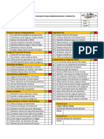 Lista de Chequeo para Observacion de Conducta