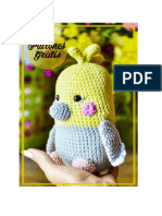 Pajaro Amarillo Gordo PDF Amigurumi Patron Gratis